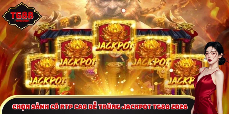 Chọn sảnh có RTP cao dễ trúng jackpot TG88 2026