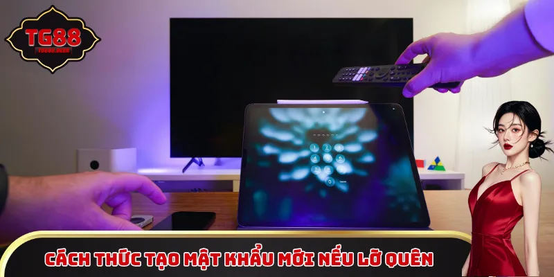 Cách thức tạo mật khẩu mới nếu lỡ quên